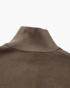 PULL DEMI-ZIP MAILLE RAFFINÉ