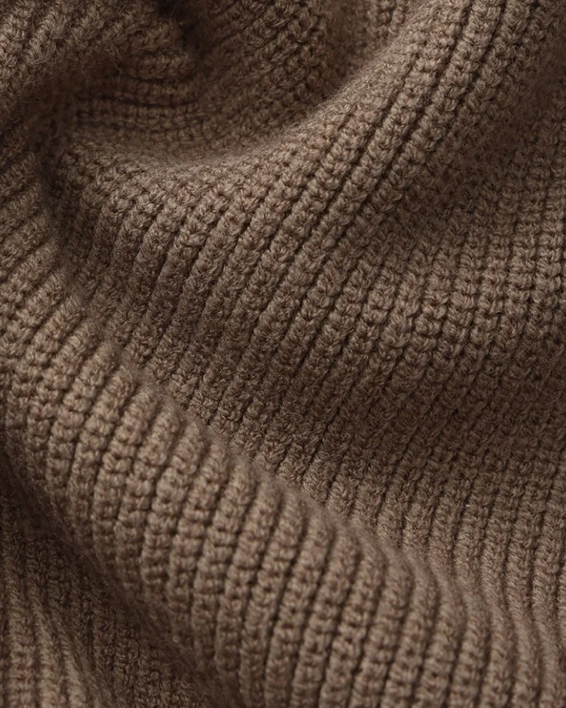 PULL DEMI-ZIP MAILLE RAFFINÉ
