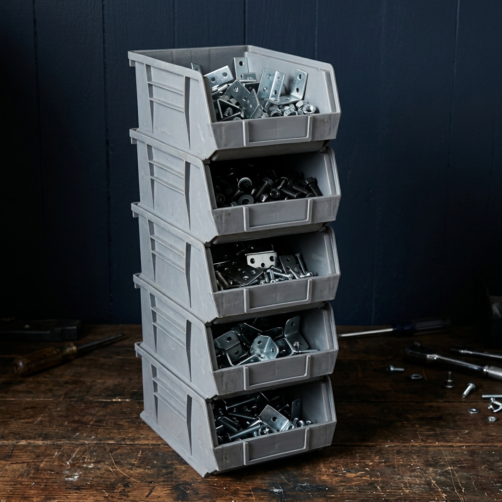 Stackable Hardware Bins