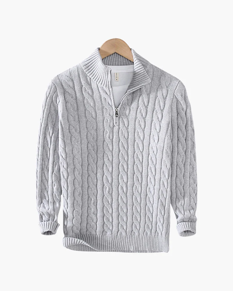 VERBIER PULL DEMI-ZIP HOMME