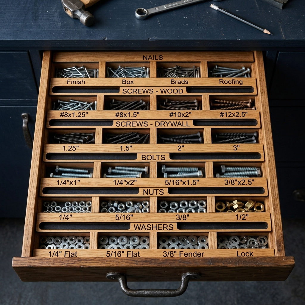 Workbench Drawer Inserts