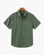 CAPE TOWN CHEMISE LIN COURTE