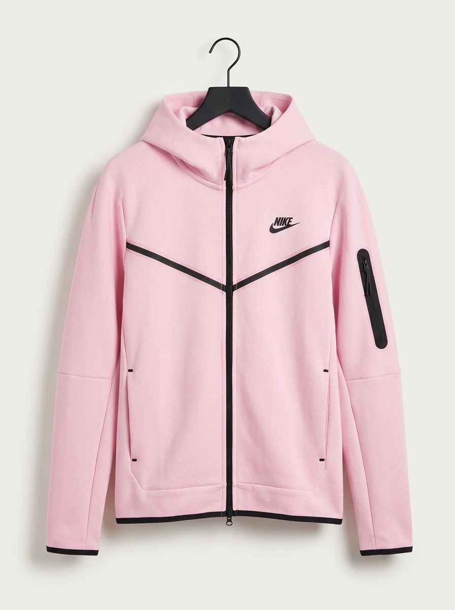 Pink Tech Fleece Hoodie