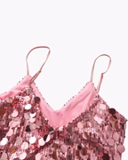 STÉPHANIE MINI ROBE SEQUINS