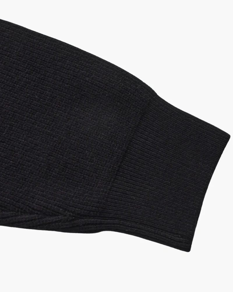 PULL DEMI-ZIP MAILLE RAFFINÉ