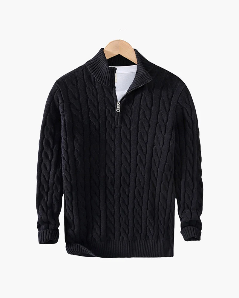 VERBIER PULL DEMI-ZIP HOMME
