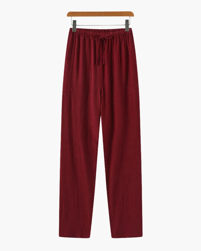 MARRAKECH PANTALON LIN SLIM