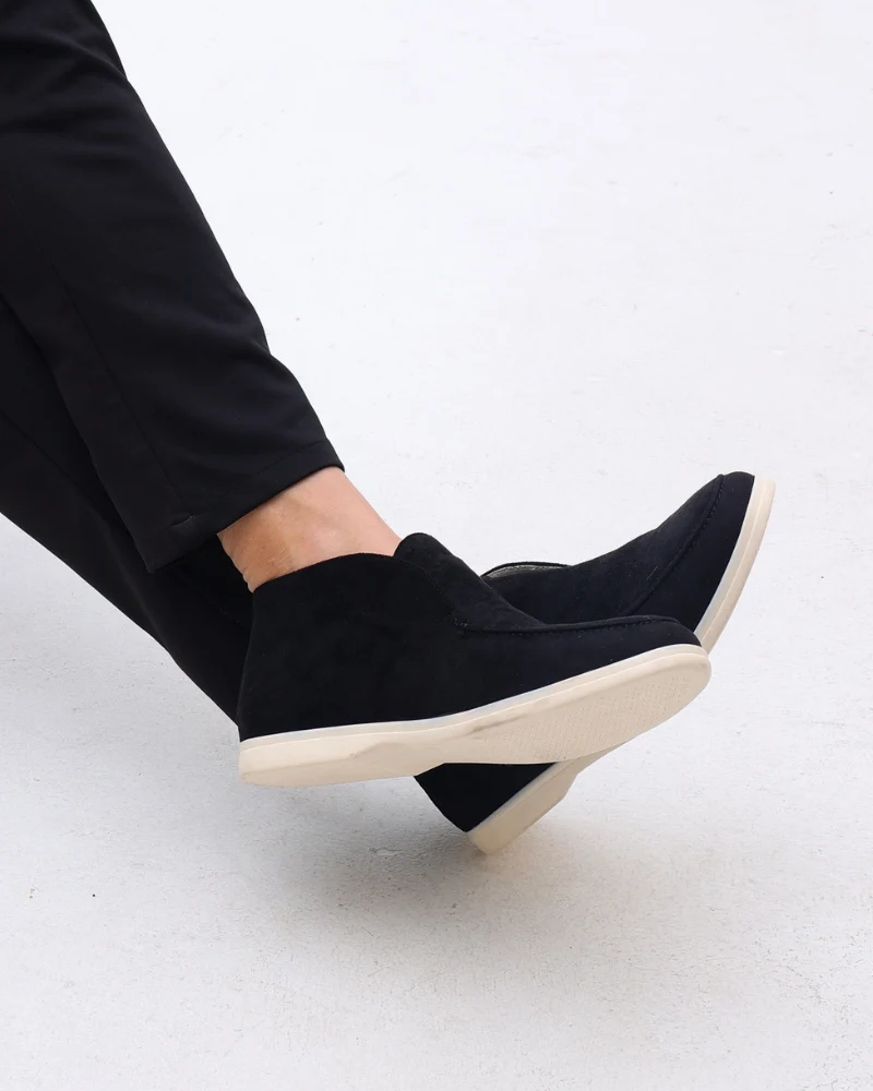 MOCASSINS DAIM HAUTEUR