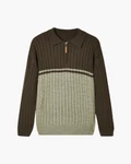 VESTE ZIPPÉE LAINE PREMIUM