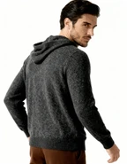 HOODIE 100% CACHEMIRE