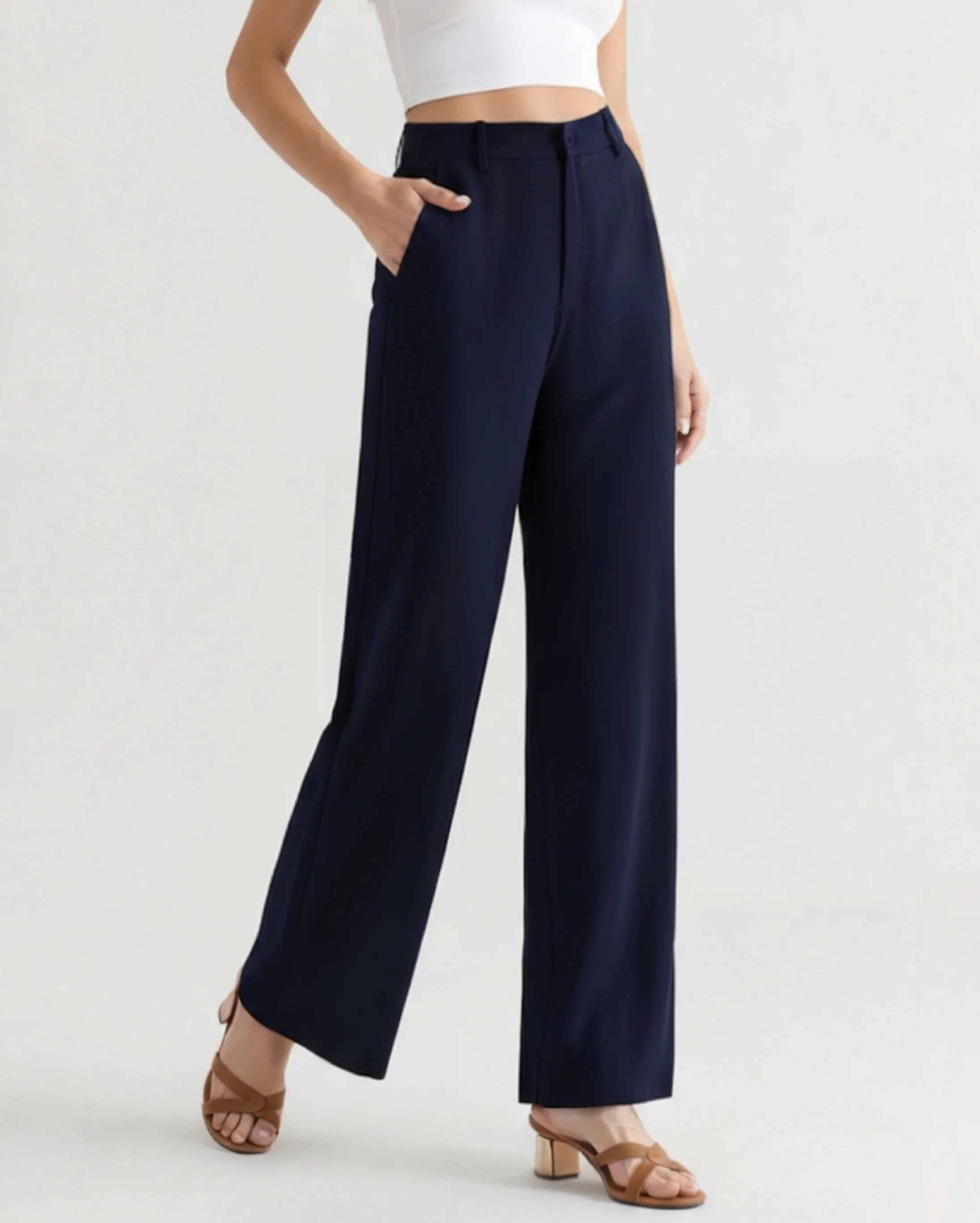 SERENA PANTALON JAMBE LARGE