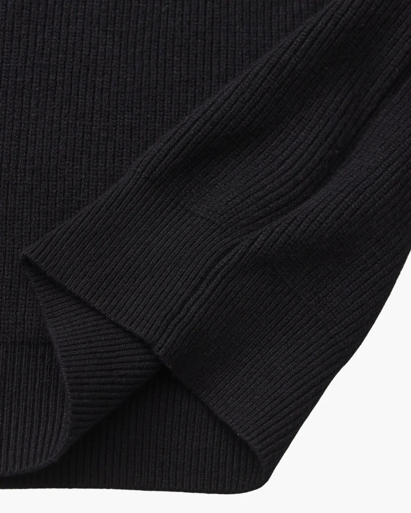 PULL DEMI-ZIP MAILLE RAFFINÉ