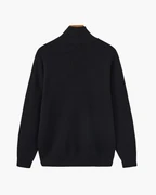 PULL DEMI-ZIP MAILLE RAFFINÉ