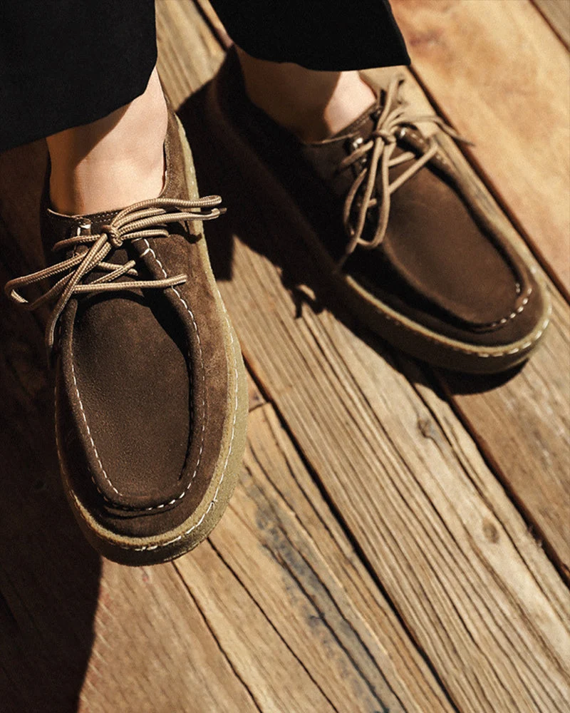 CHAUSSURES VILLE DAIM PREMIUM