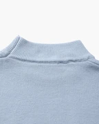 PULL COL MONTANT CÔTELÉ