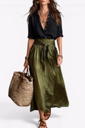 Ensemble Ariia™ – Jupe Midi Nœud — Maison Dorée