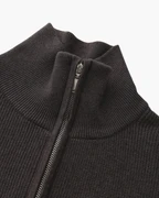 PULL DEMI-ZIP MAILLE RAFFINÉ