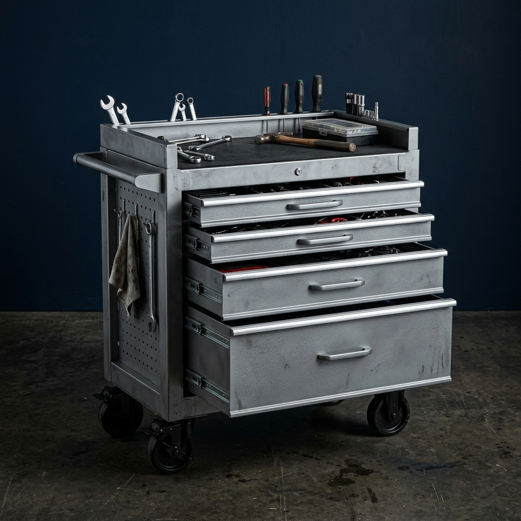 Rolling Parts Cart