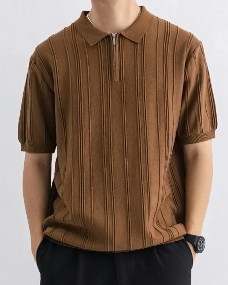 POLO ZIPPÉ SIGNATURE
