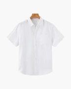 CAPE TOWN CHEMISE LIN COURTE