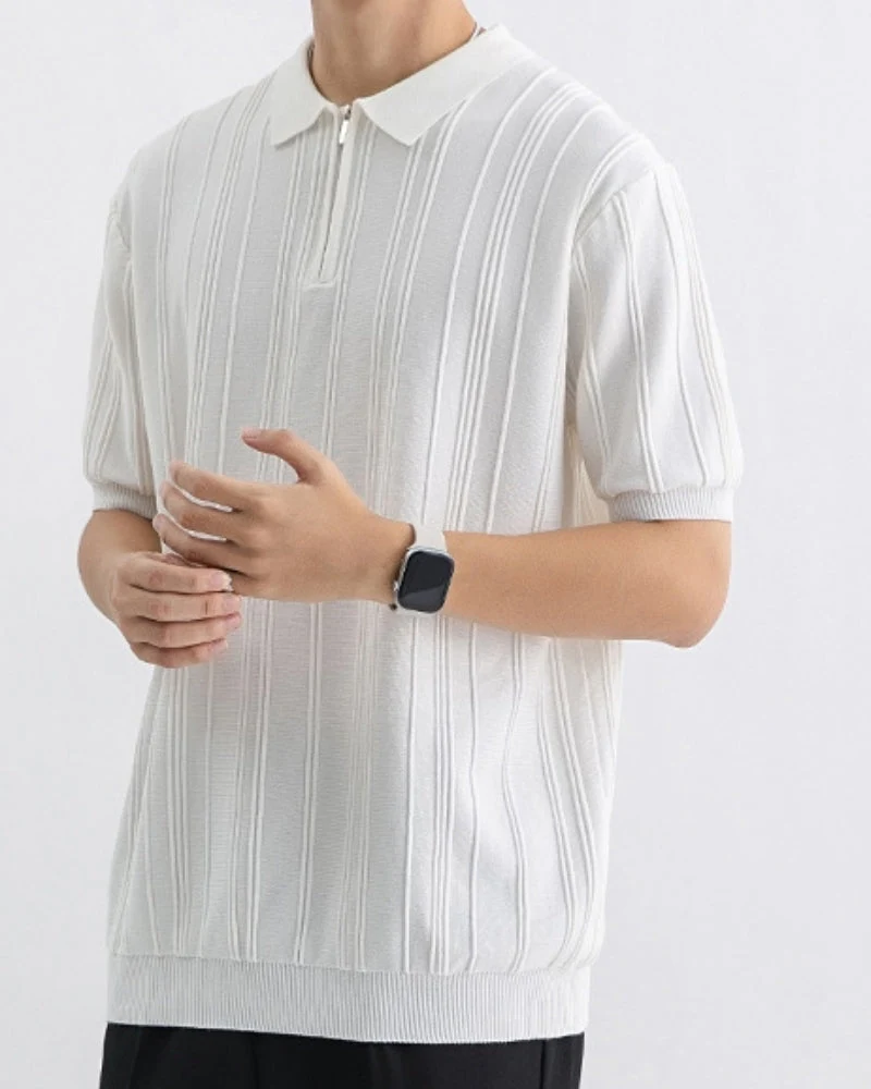 POLO ZIPPÉ SIGNATURE