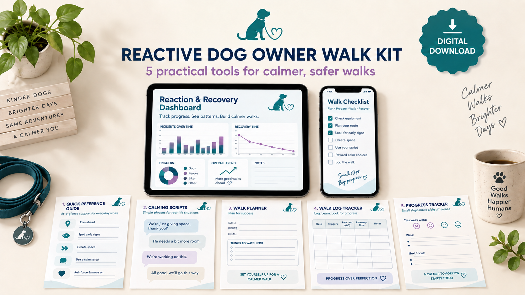 Reactive Dog Owner Walk Kit