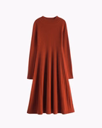 ISAURE ROBE ÉVASÉE CACHEMIRE