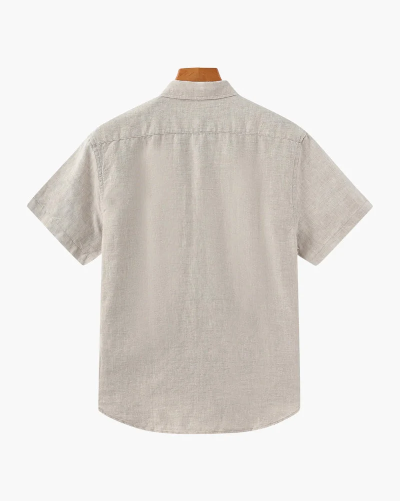 CAPE TOWN CHEMISE LIN COURTE