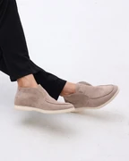 MOCASSINS DAIM HAUTEUR