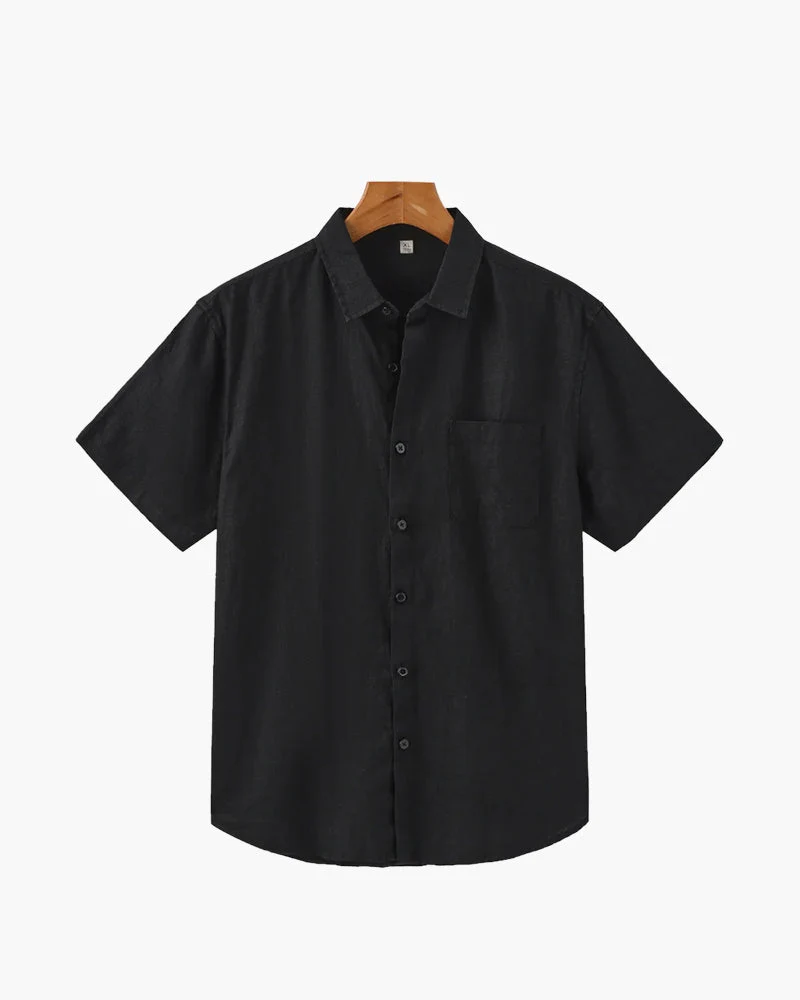 CAPE TOWN CHEMISE LIN COURTE