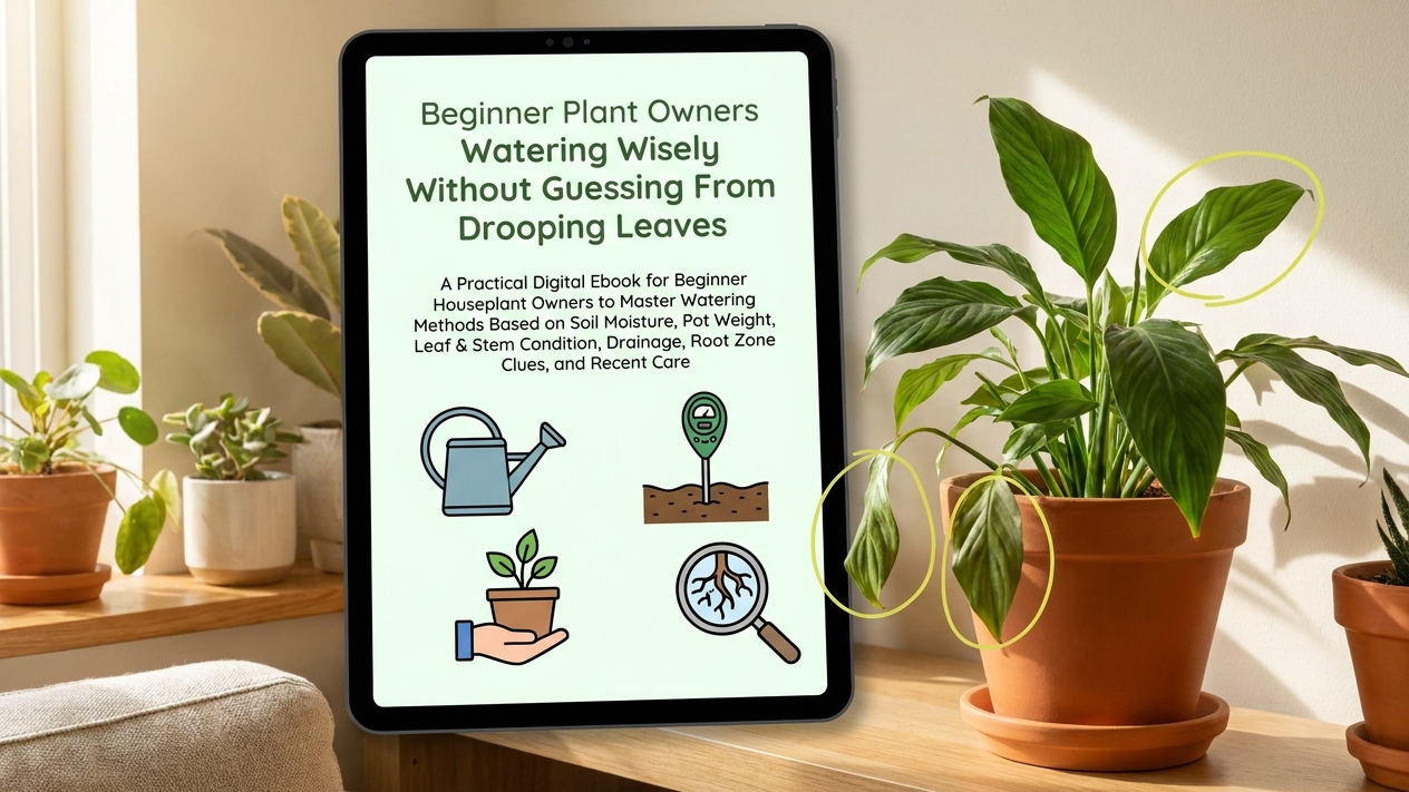 Beginner Plant Owners Watering Wisely Without Guessing From Drooping Leaves