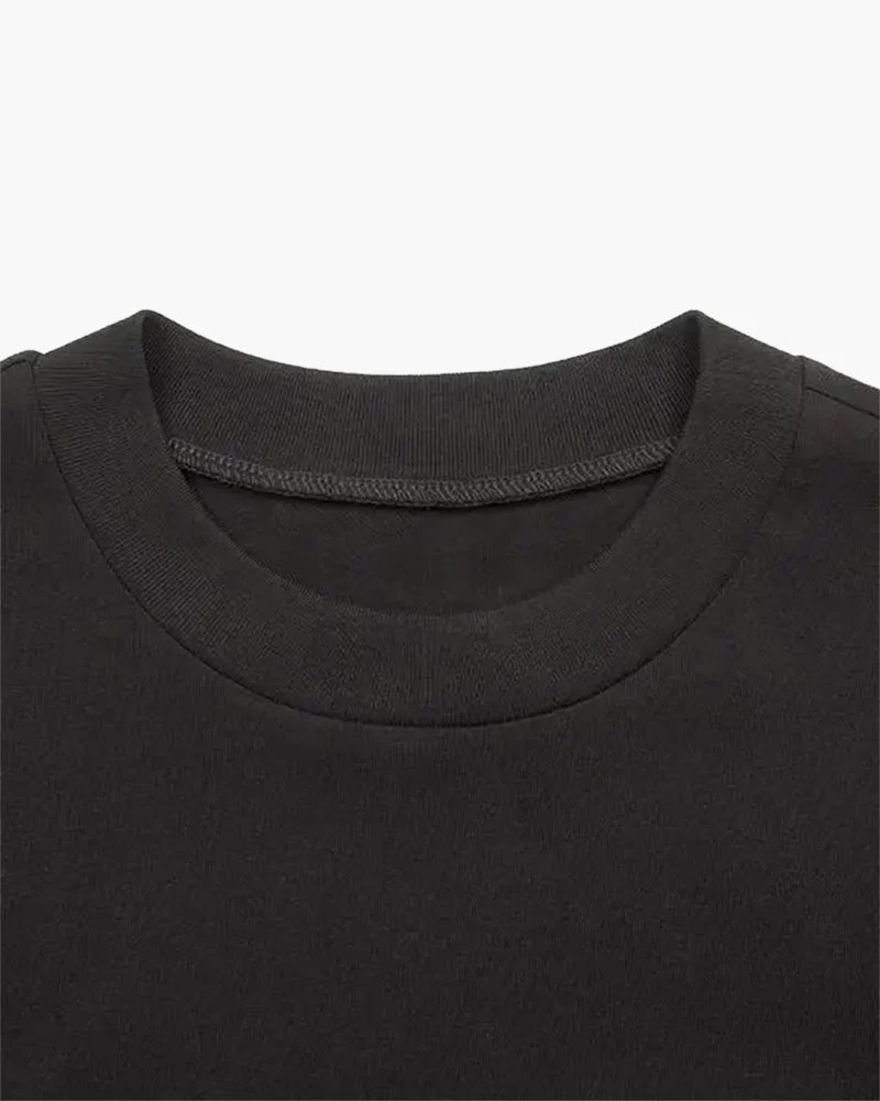 T-SHIRT UNI RAFFINÉ