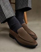 MOCASSINS DAIM PREMIUM SEMELLES