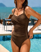 SILHOUETTE MAILLOT UNE PIÈCE CROISÉ
