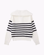 PULL ZIPPÉ RAYÉ