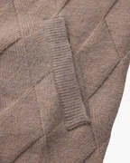 CARDIGAN ZIPPÉ LOSANGES