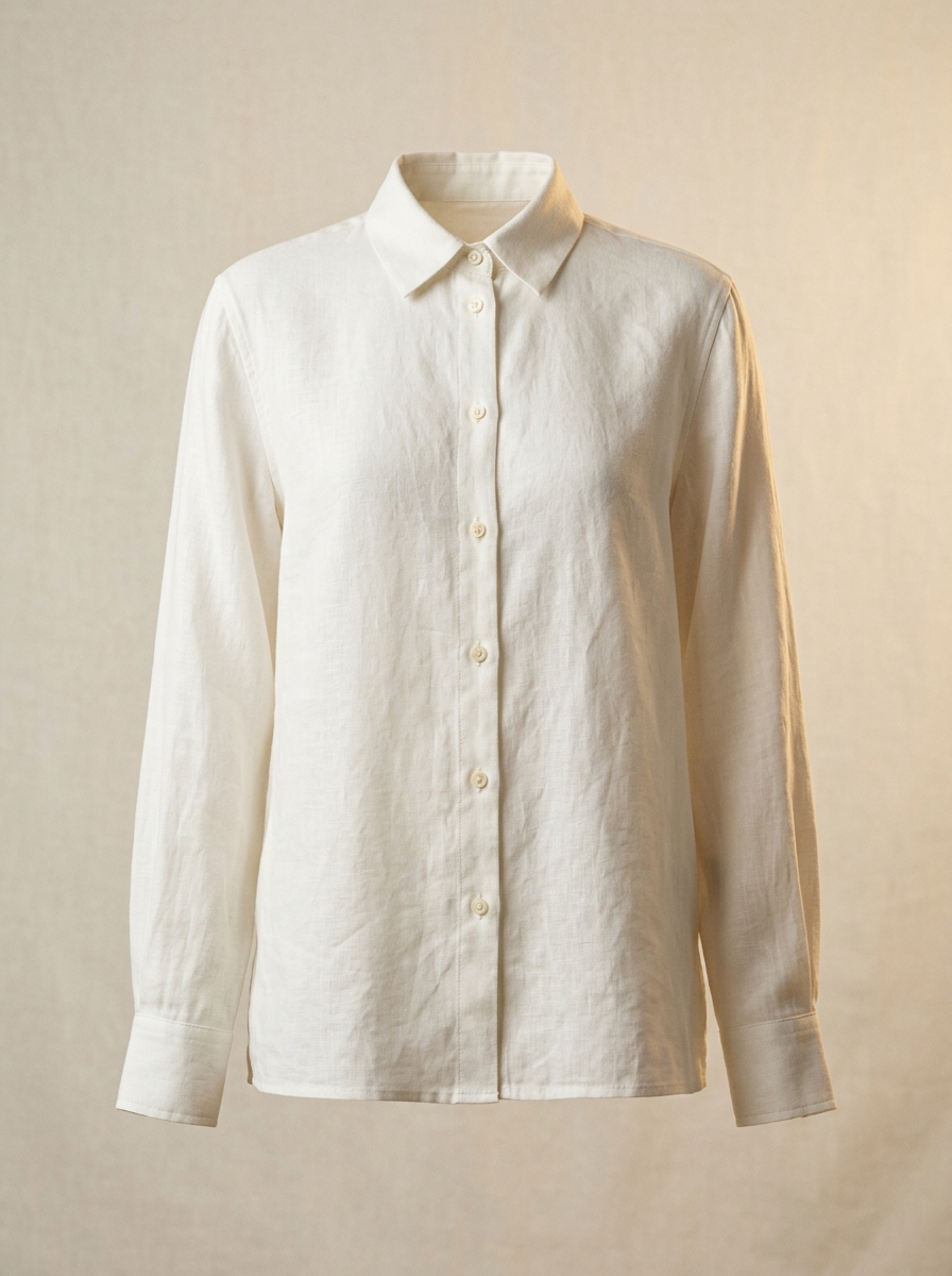 Ivoor Linnen Blouse
