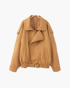VESTE DRAPÉE DAIM VINTAGE