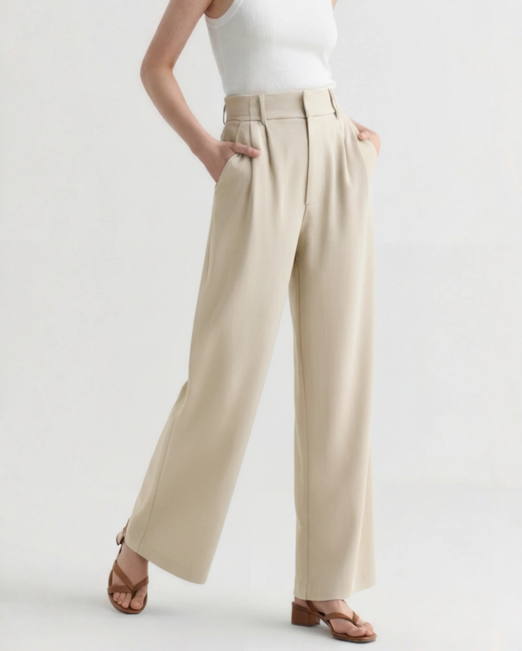 SERENA PANTALON JAMBE LARGE