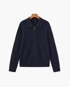 CARDIGAN ZIPPÉ LOSANGES