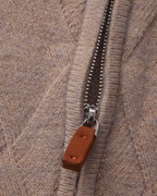 CARDIGAN ZIPPÉ LOSANGES