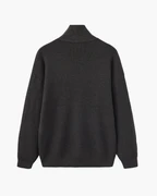PULL DEMI-ZIP MAILLE RAFFINÉ
