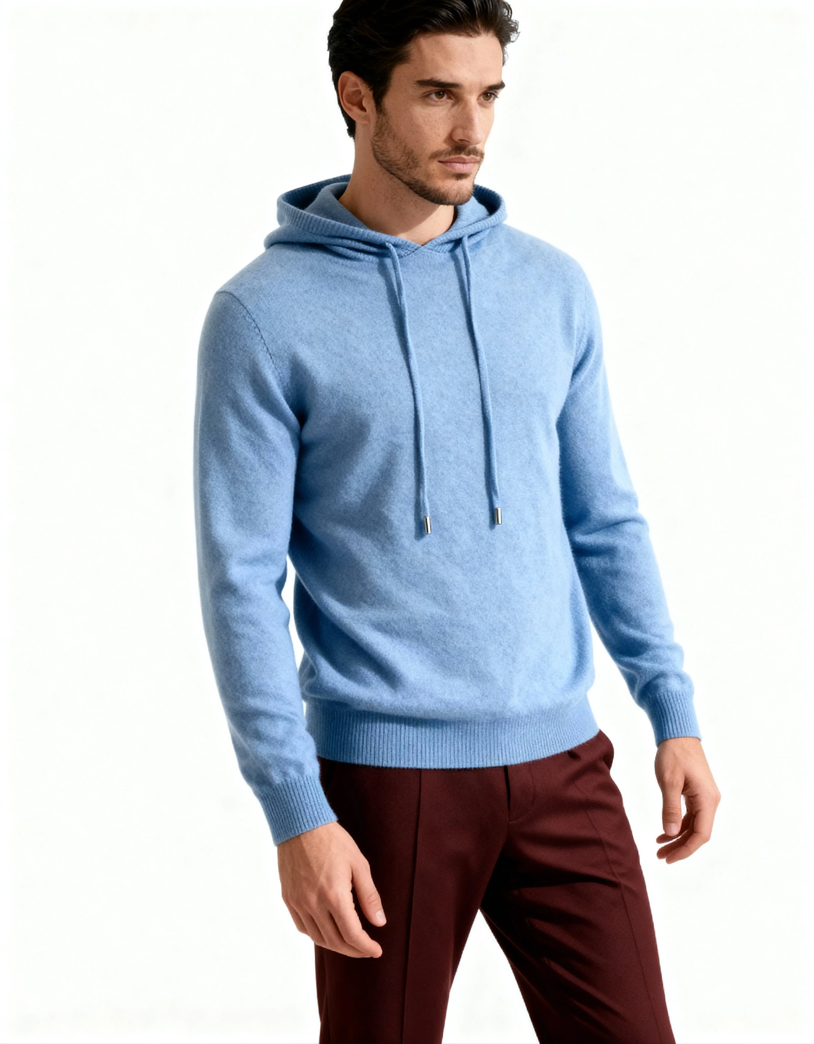 HOODIE 100% CACHEMIRE