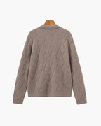 CARDIGAN ZIPPÉ LOSANGES