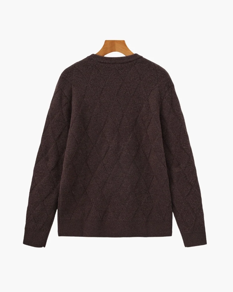 PULL COL ROND LOSANGES