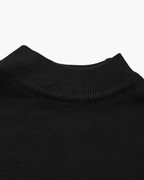 PULL COL MONTANT CÔTELÉ