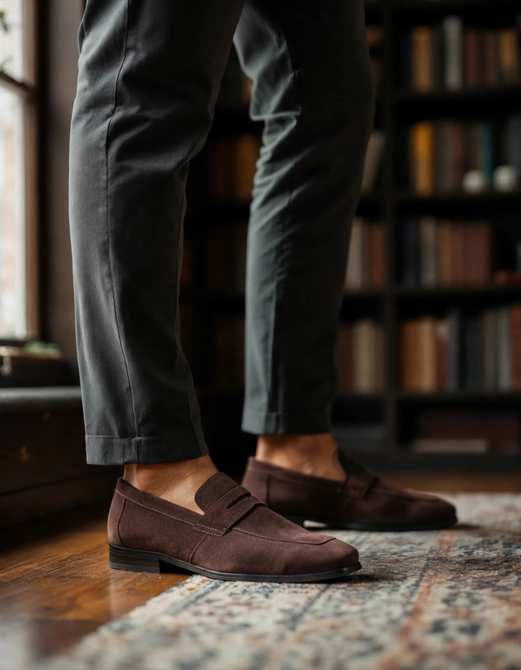 MOCASSINS PENNY DAIM