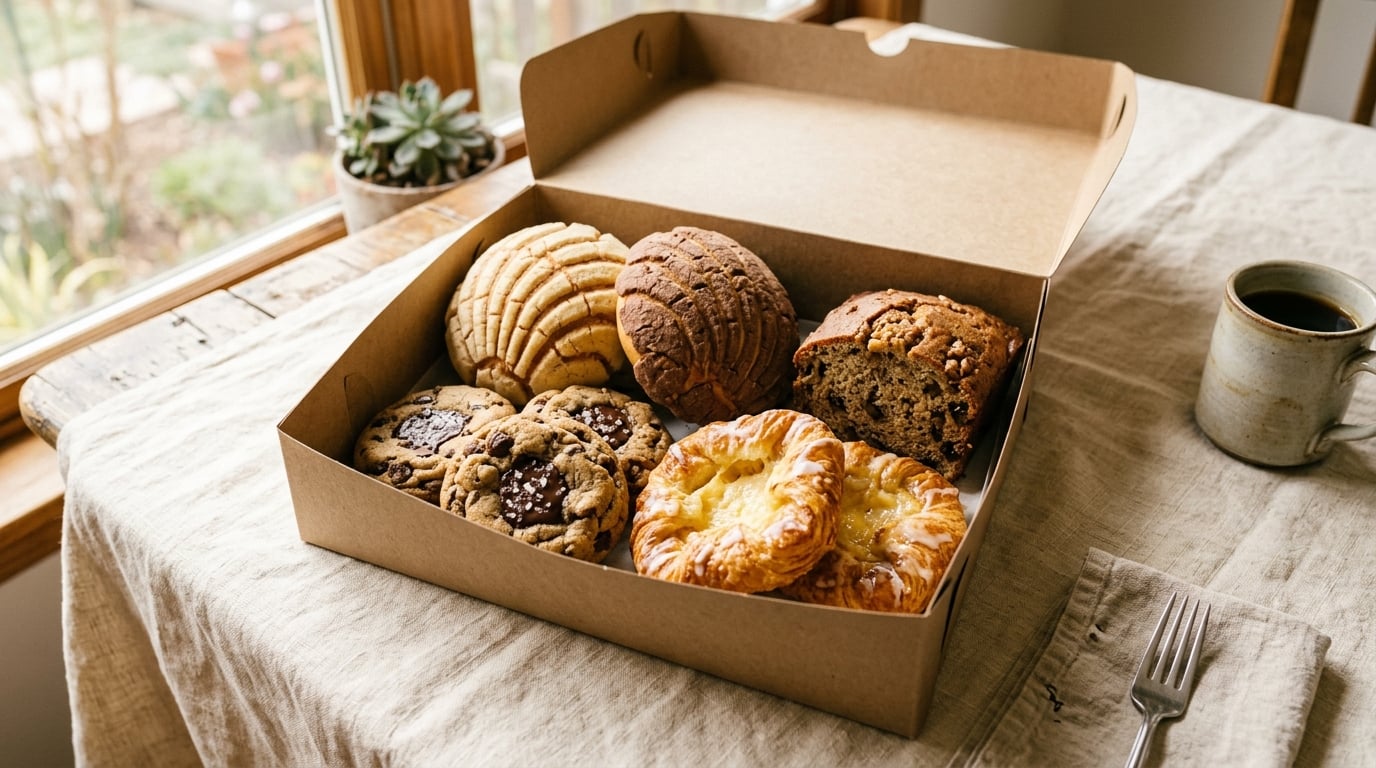 Weekend pastry box from Yolk + Honey