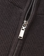 PULL DEMI-ZIP MAILLE RAFFINÉ