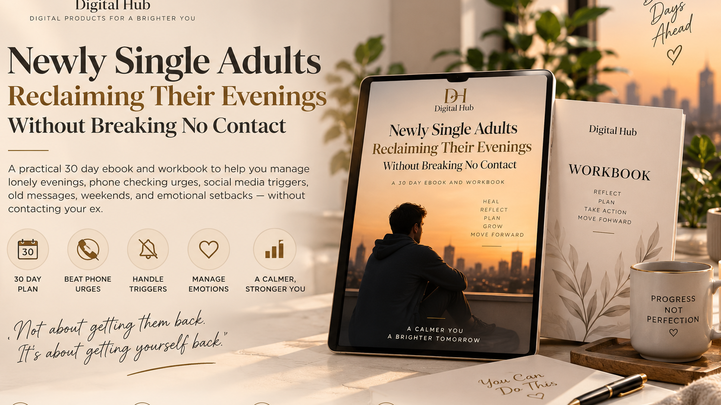 Newly Single Adults Reclaiming Their Evenings Without Breaking No Contact